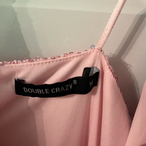 NWOT Double Crazy Pink Sequin Dress Size Medium - Picture 12 of 12